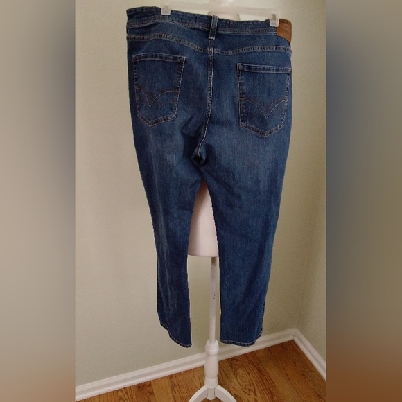 2/$15 Seven7 Slim Straight Fit Jeans 38x30 - Picture 3 of 6